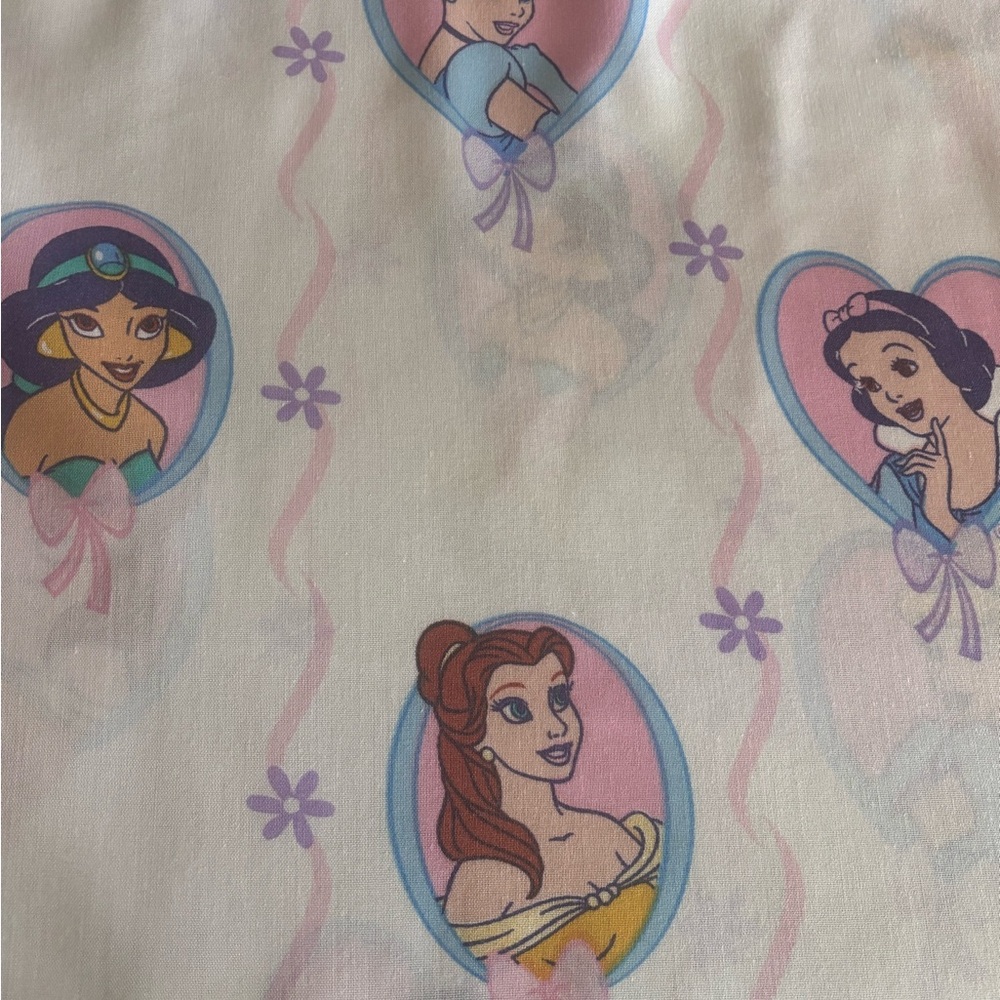 Rare Vintage 90s Disney Princess Twin Mattress Cover